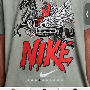 Nike Graphic Tee with Pegasus Design